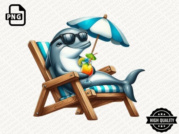 Download Animals Relaxing on Beach Clipart PNG - Art Collection
