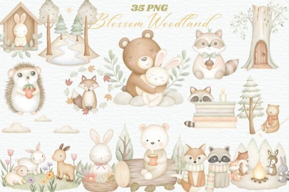 Download Forest Friends Woodland Animal Clipart - Art Collection