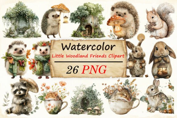 Download Little Woodland Friends Clipart - Art Collection