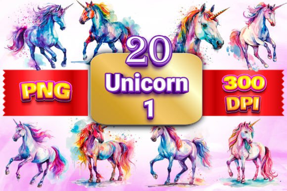 Download Unicorn Clipart Bundle - Art Collection