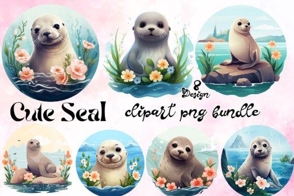 Download Cute Seal Clipart PNG - Art Collection