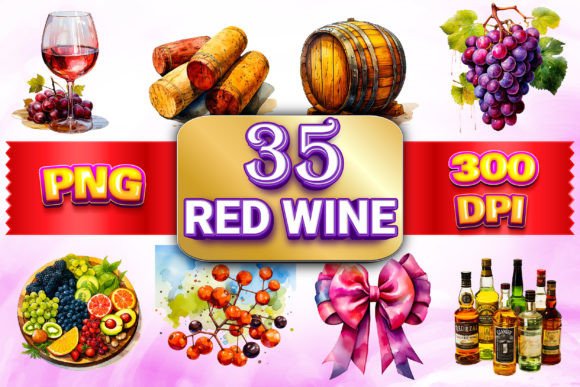 Download Elegant Red Wine Clipart 1 - Art Collection