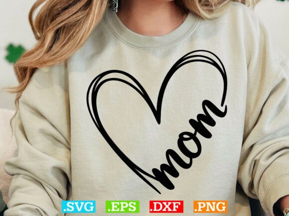 Download Mom Heart Svg, Instant Download - Art Collection