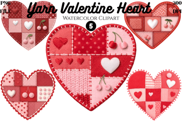 Download Yarn Valentine Heart PNG Clipart - Art Collection