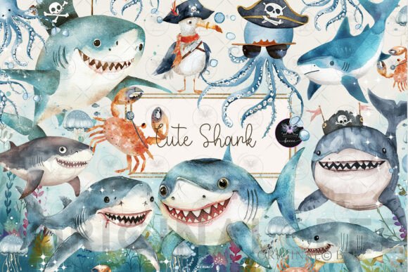Download Shark Clipart – Under the Sea: - Art Collection