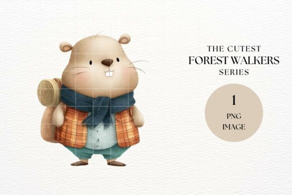 Download Woodland Beaver Clipart PNG - Art Collection