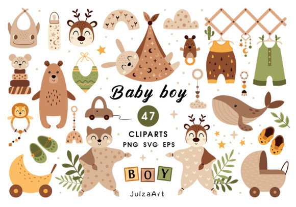 Download Newborn Baby Boy Clipart, It's a Boy - Art Collection