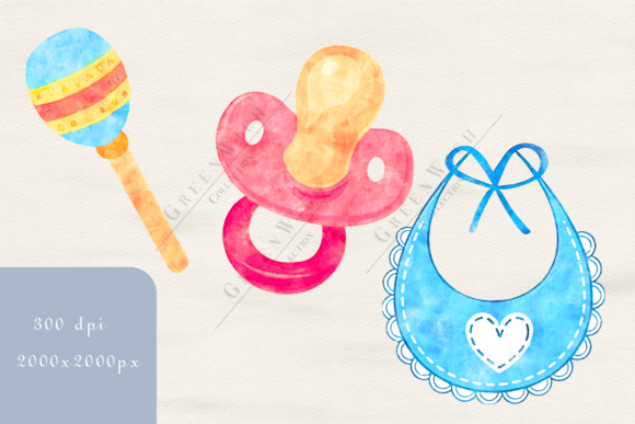 Download Watercolor Boho Baby Clipart - Art Collection