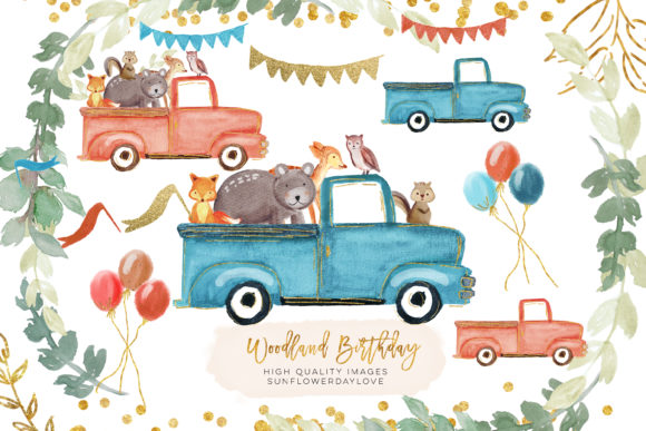 Download Drive by Baby Shower Clipart, Woodland - Art Collection