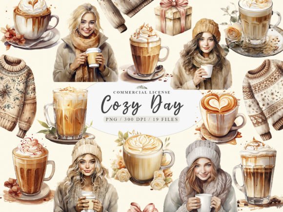 Download Cozy Clipart, Coffee Cup Clipart, - Art Collection