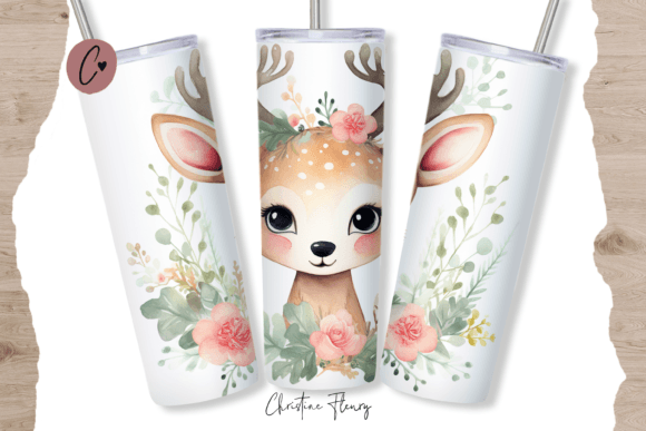 Download Cute Watercolor Christmas Reindeer PNG - Reindeer Collection