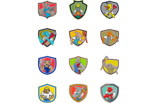 Download Cartoon Animals Industrial Jobs Set&nbsp;&nbsp; - Art Collection