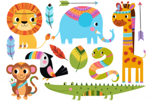 Download Tribal African Animals Clipart - Art Collection
