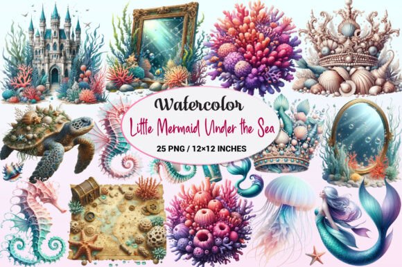 Download Little Mermaid Under the Sea Clipart. - Art Collection