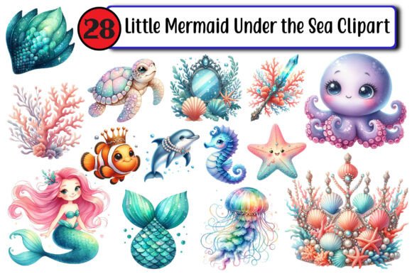 Download Little Mermaid Under the Sea Clipart - Art Collection