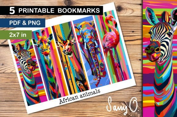 Download Bookmark African Animals Zebra Pop Art - Art Collection