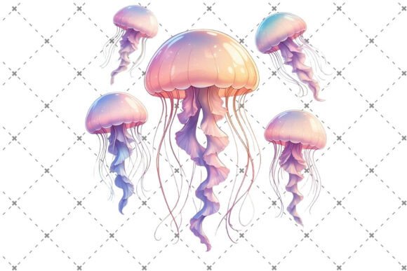 Download Whimsical Jelly Fish PNG Clipart - Art Collection