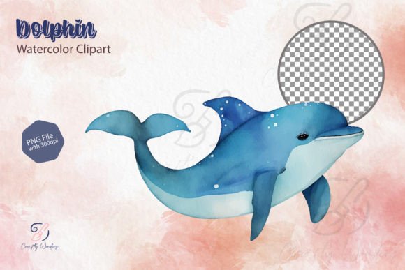 Download Dolphin Watercolor Clipart Design - Art Collection
