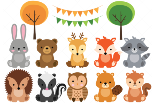 Download Woodland Baby Animals Clipart - Art Collection