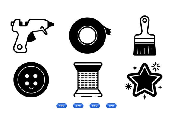 Download Craft Supply Icons Clipart - Art Collection
