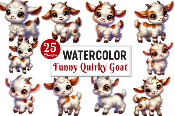 Download Funny Quirky Goat Clipart - Art Collection
