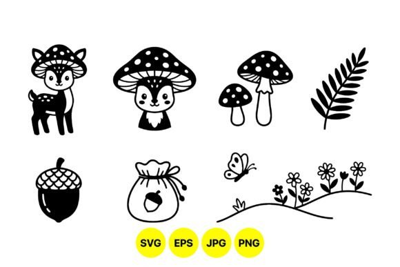 Download Woodland Friends SVG Clipart - Art Collection