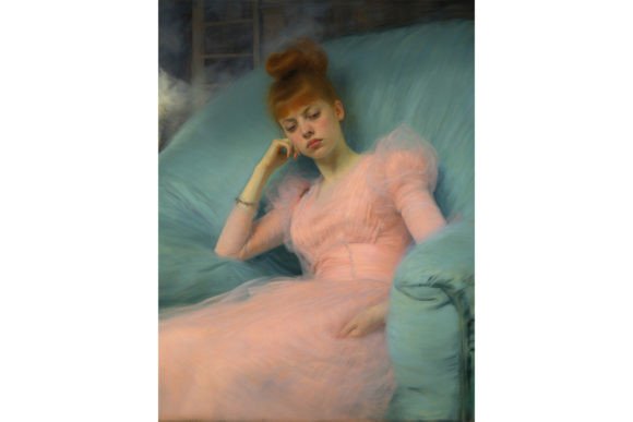 Download Impressionism Woman Portrait - Art Print - Art Collection