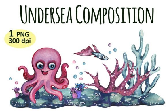 Download Undersea Clipart, Summer Png, Octopus - Art Collection