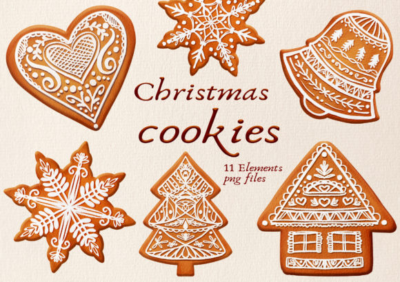 Download Christmas Royal Cookies Cozy Clipart - Art Collection