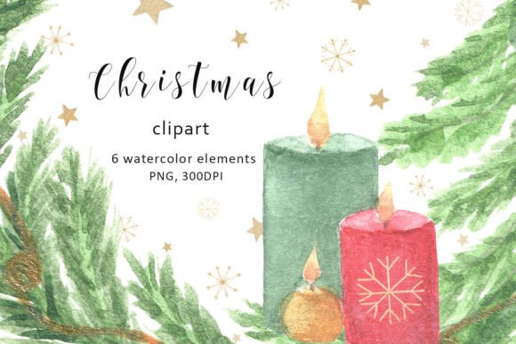 Download Christmas Watercolor Clipart,PNG - Art Collection