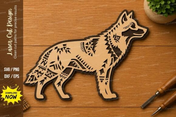 Download Wolf Wildlife Silhouette Wall Art Laser - Art Collection