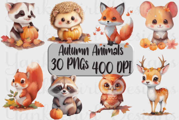 Download Autumn Animals Clipart - Art Collection