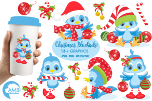 Download Blue Birds Xmas Clipart - Art Collection