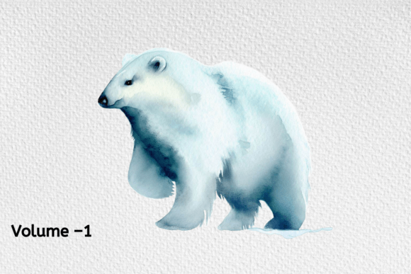 Download Watercolor Arctic Animals Clipart - Art Collection