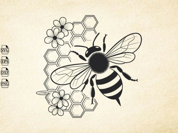 Download Beehive and Bees Svg, Bee Clipart, Queen - Art Collection