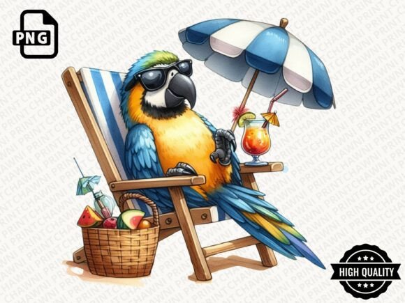 Download Animals Relaxing on Beach Clipart PNG - Art Collection