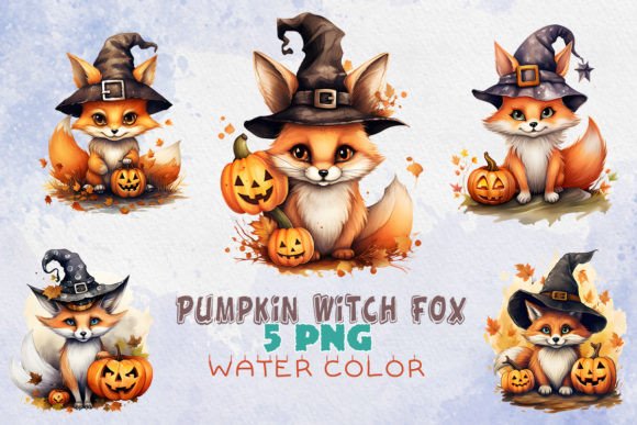 Download Halloween Witch Fox Clipart - Art Collection