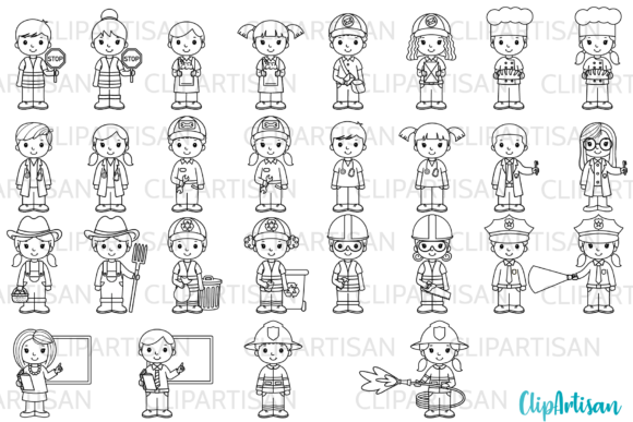 Download Community Helpers Clipart, Jobs - Art Collection