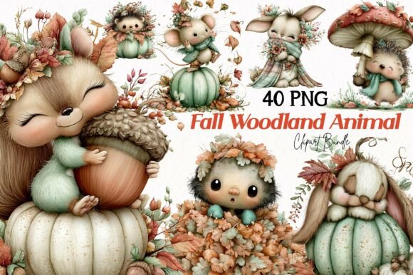 Download Fall Woodland Animal Clipart - Art Collection