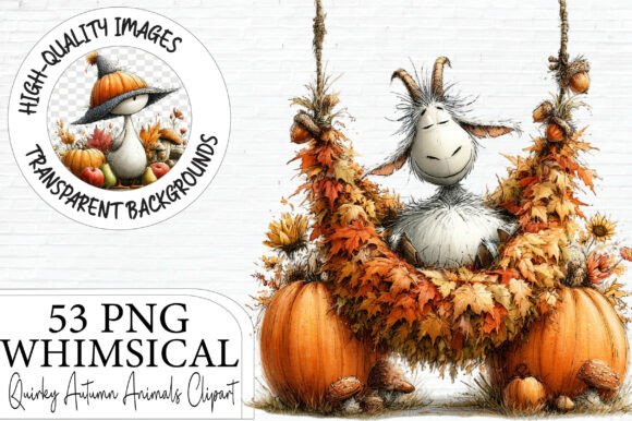Download Quirky Autumn Animals Clipart Bundle - Art Collection
