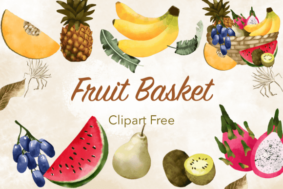 Download Fruit Basket Clipart Free - Art Collection