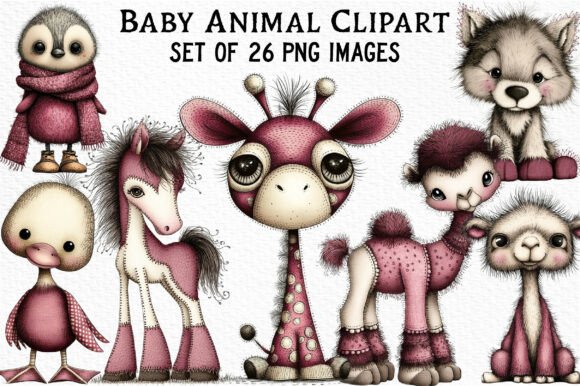 Download Baby Animal Clipart Bundle - Art Collection