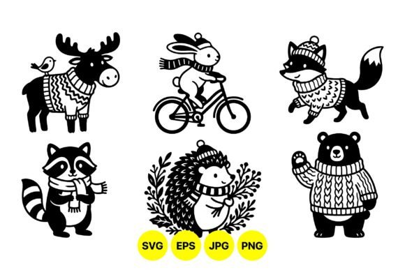 Download Cozy Woodland Animal Clipart - Art Collection