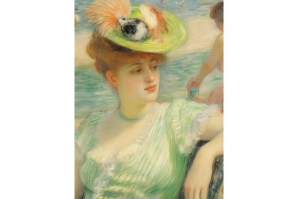 Download Impressionism Lady Portrait Art Print - Art Collection
