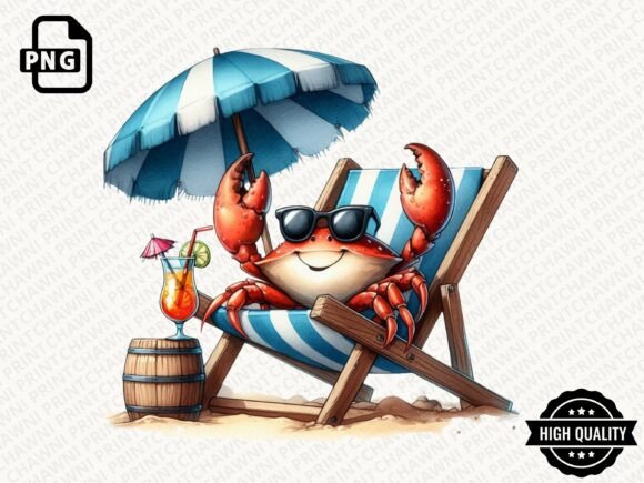 Download Animals Relaxing on Beach Clipart PNG - Art Collection