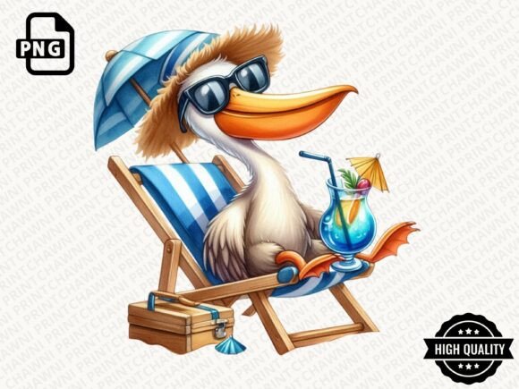 Download Animals Relaxing on Beach Clipart PNG - Art Collection