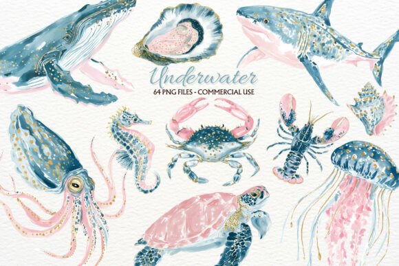 Download Undersea Ocean Animals PNG Clipart Sea - Art Collection