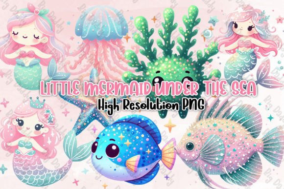 Download Little Mermaid Under the Sea Clipart PNG - Art Collection