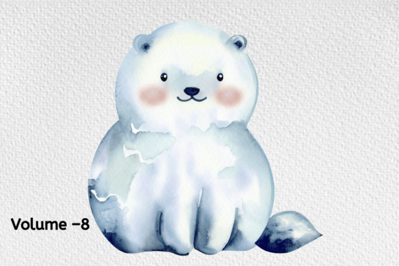 Download Watercolor Arctic Animals Clipart - Art Collection