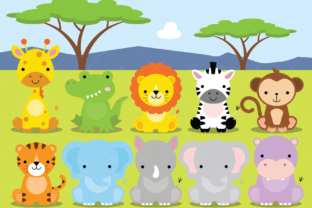 Download African Animals Clipart, Safari, Zoo - Art Collection